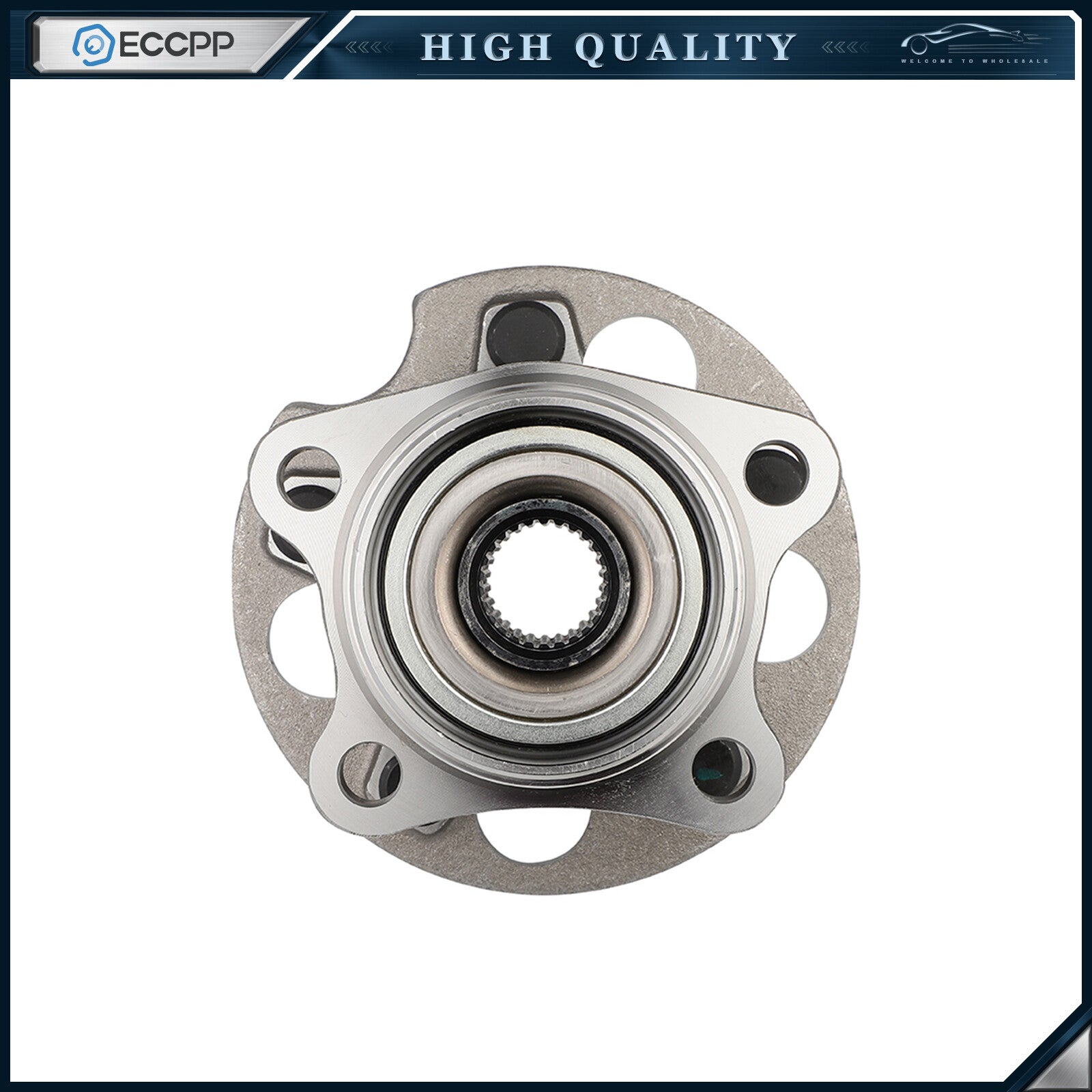 1Pc Wheel Hub Bearing Assembly Rear AWD For Toyota Sienna 3.5L 2011-2020 Non-ABS 6B93BC-57