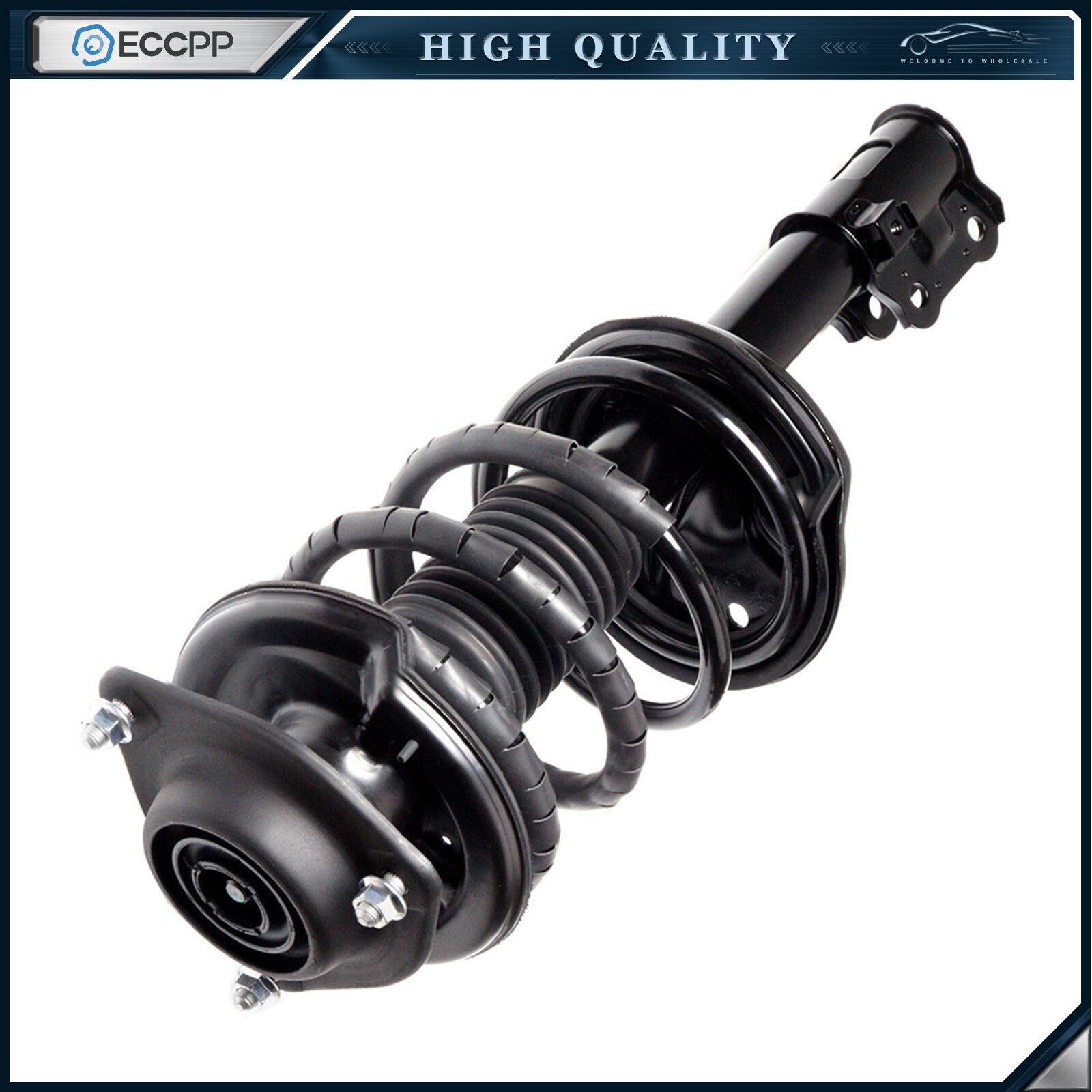 For Hyundai Elantra 2000-06 (2) Front Complete Struts & (2) Rear Shock Absorber 6B93BC-57