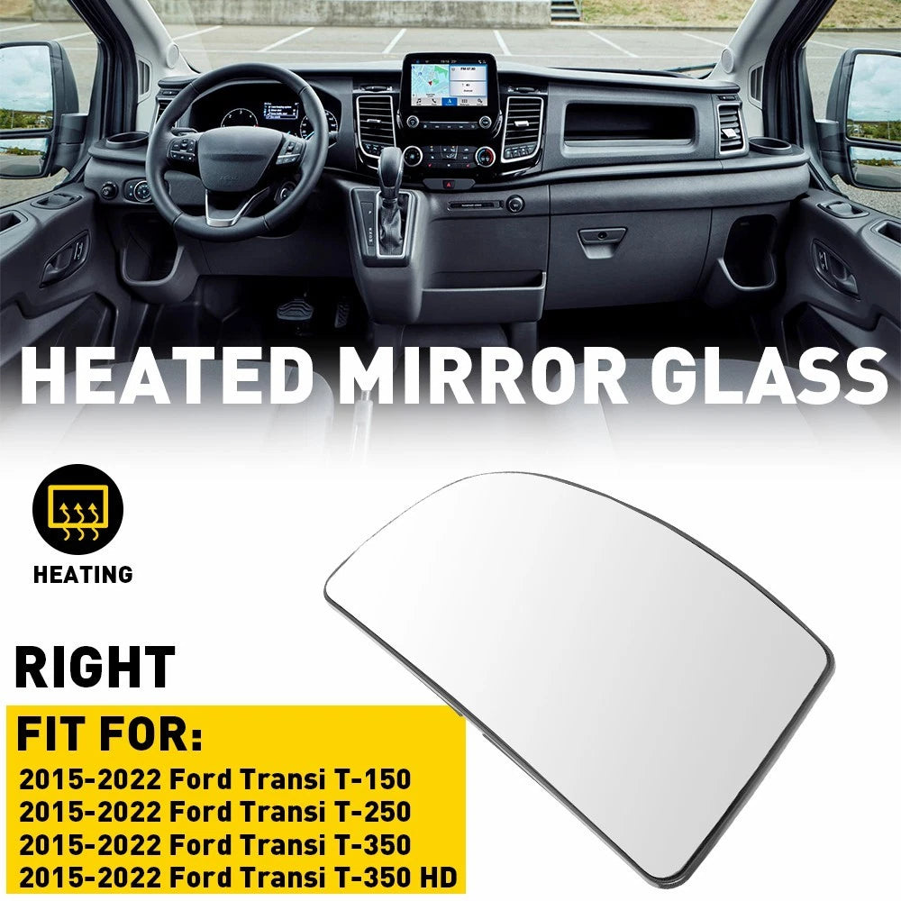 Mirror Glass Lower Convex Passenger Side for Ford Transit 150 250 BK3Z17K707A EA 6B93BC-57