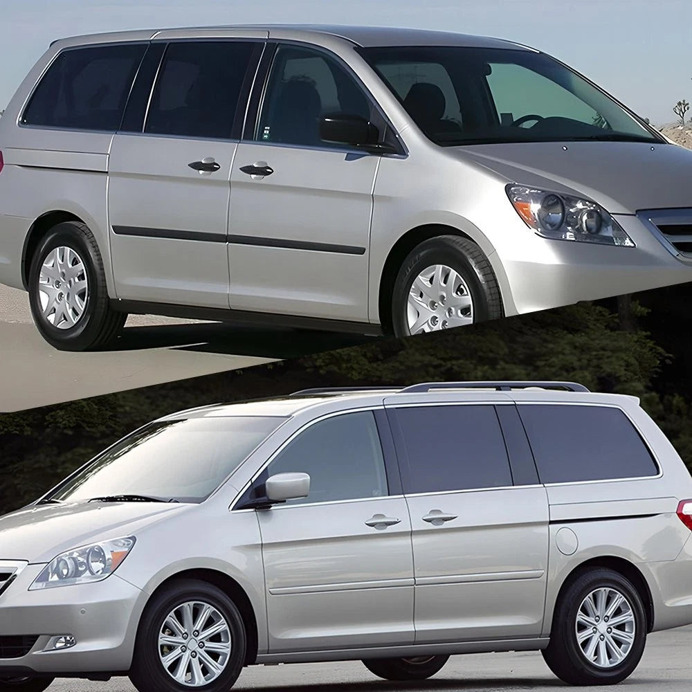 6 Pcs Auto Door Trim Pillar Posts Gloss Black Cover For 2005-2010 Honda Odyssey 6B93BC-57