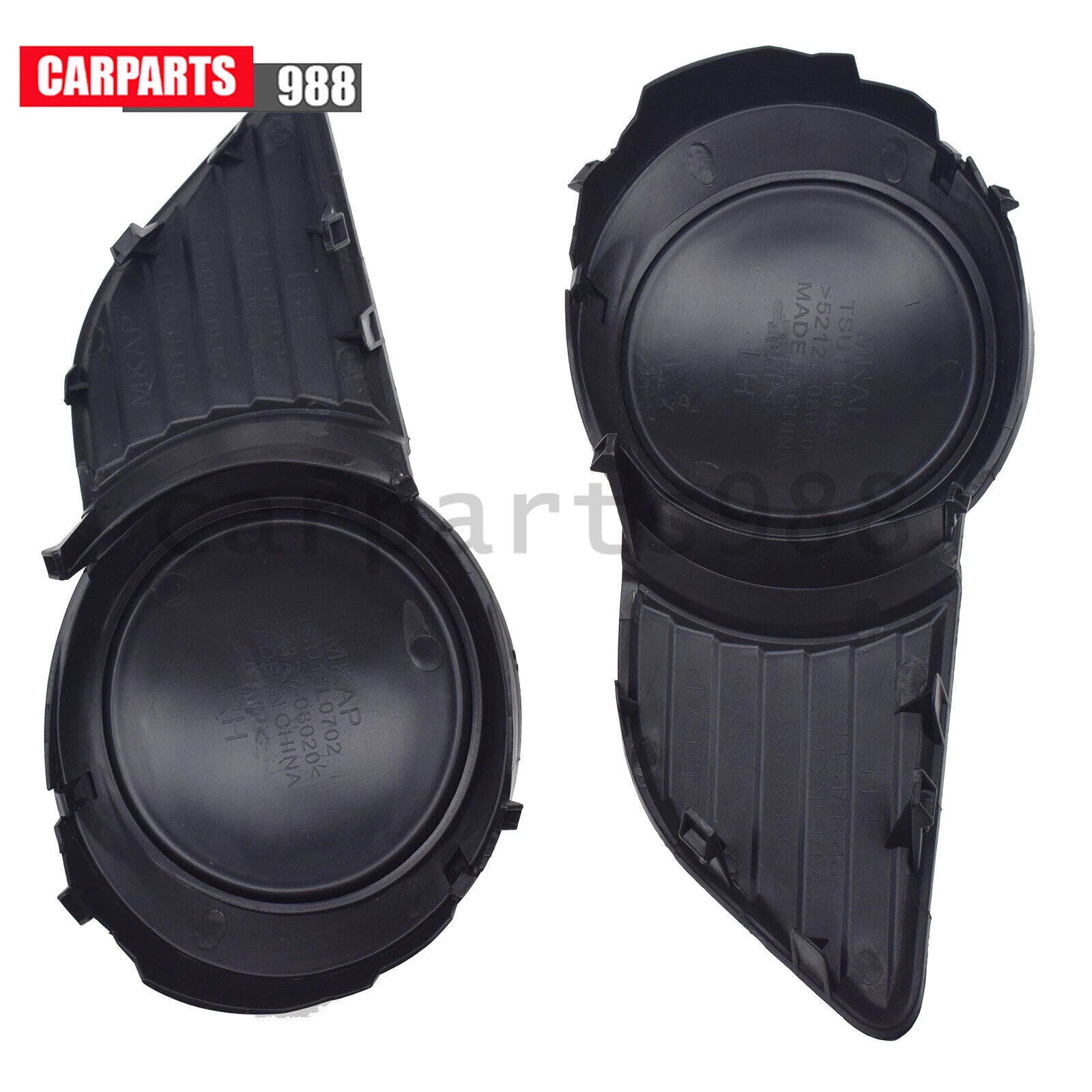 Pair Front Bumper Fog Light Cover For 2011-17 Toyota Sienna TO1039145 TO1038145 6B93BC-57
