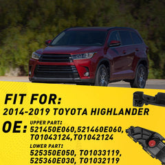 For Toyota Highlander 2014-2019 Bumper Bracket Retainer Front Holder Support EOA 6B93BC-57