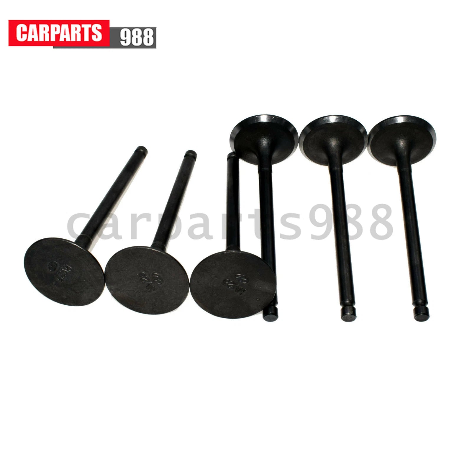 6Pcs Intake Valves For Hyundai Santa Fe Sonata Tiburon 2.5 2.7L 22211-37201 6B93BC-57