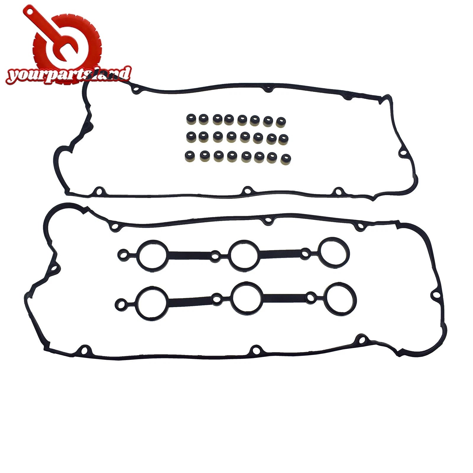 Valve Cover Gasket w/ Valve Stem Seals for 2003-06 HYUNDAI SANTA FE KIA SORENTO 6B93BC-57
