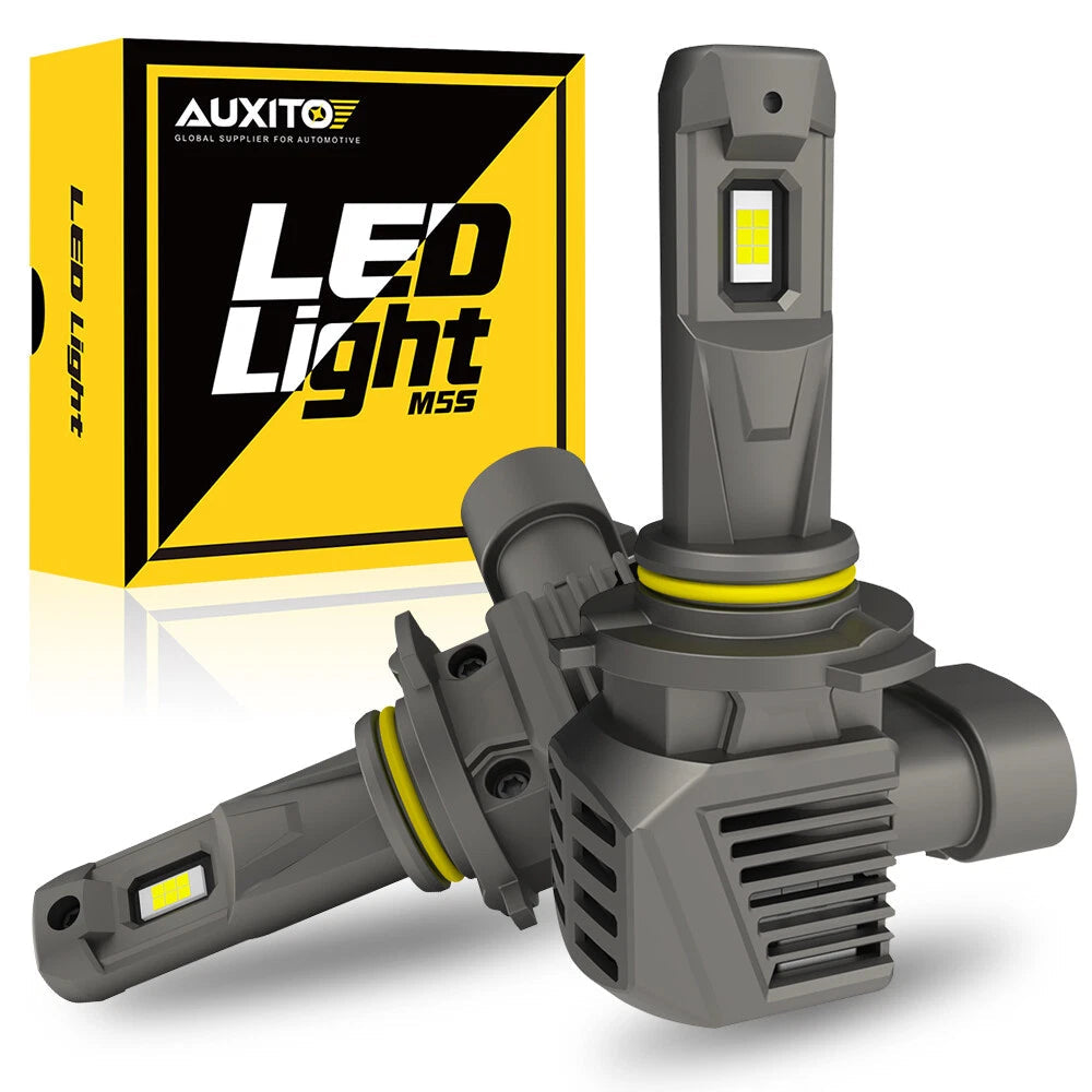 AUXITO CANBUS 9005 LED Headlight Super Bright Bulbs White High/Low Beam M5S EOA AUXITO