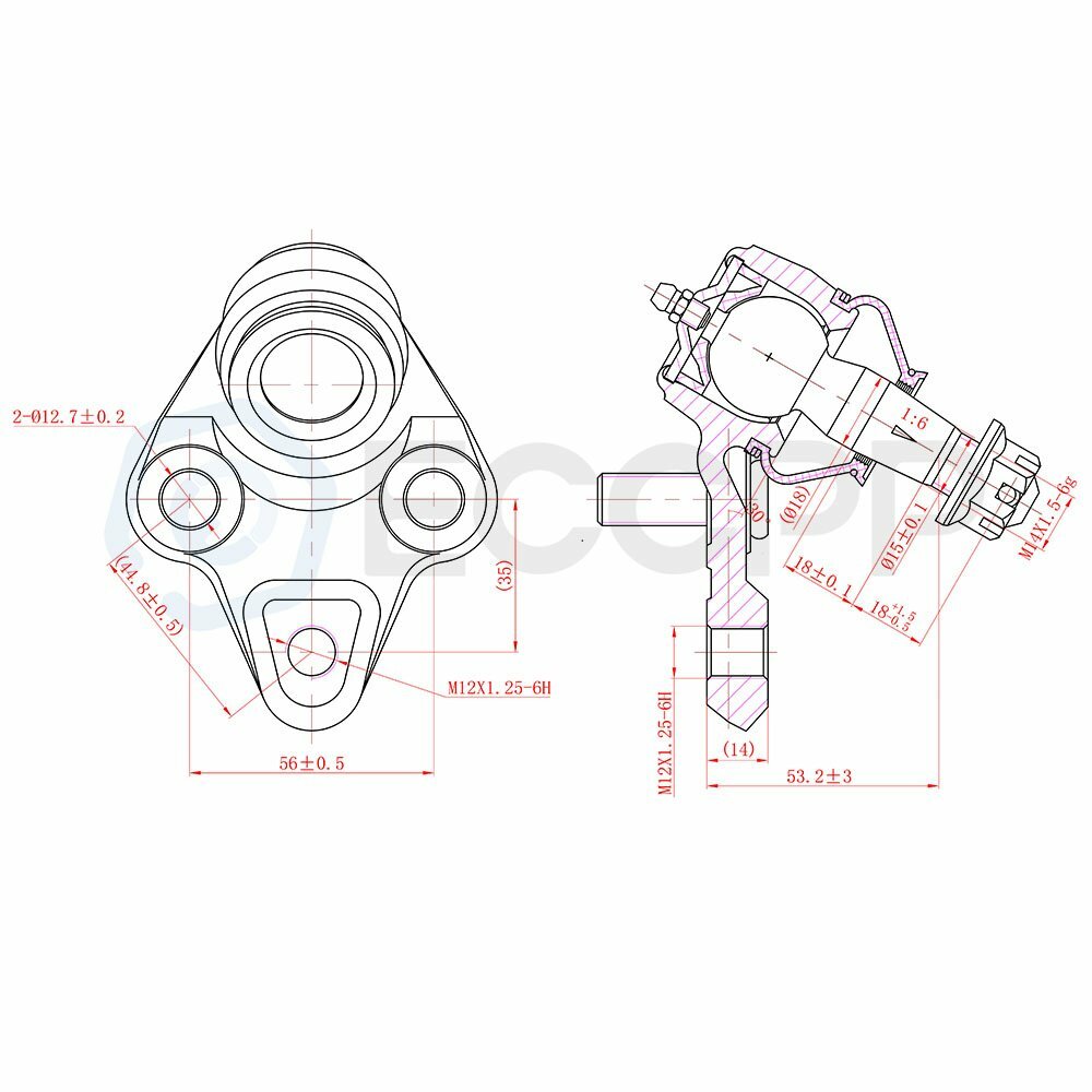 ECCPP   Complete Front Suspension Kit for 2001-2005 TOYOTA RAV4 8pc ECCPP