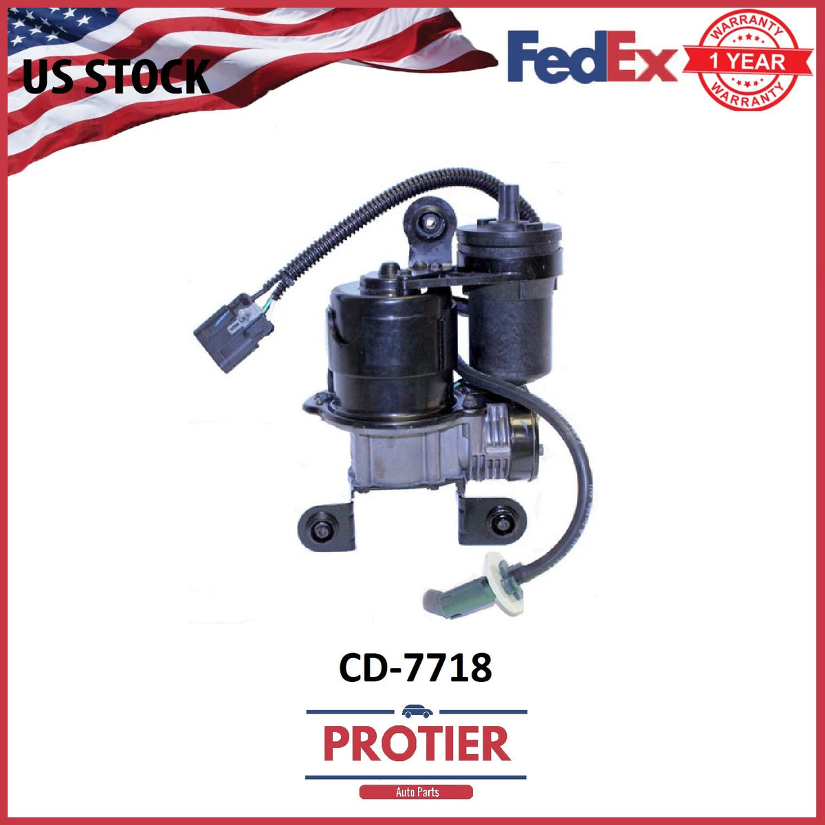 Suspension Air Compressor Dryer for 2006-2011 Buick Lucerne Cadillac DTS 6B93BC-57