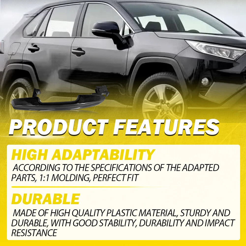 Rear Driver Passenger Textured Exterior Door Handle for Toyota Rav4 2017-2023 EA 6B93BC-57