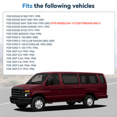 4 Pcs 2 inch Wheel Spacers 5x5.5 1/2"x20 108 CB For Ford F-150 Dodge Ram 1500