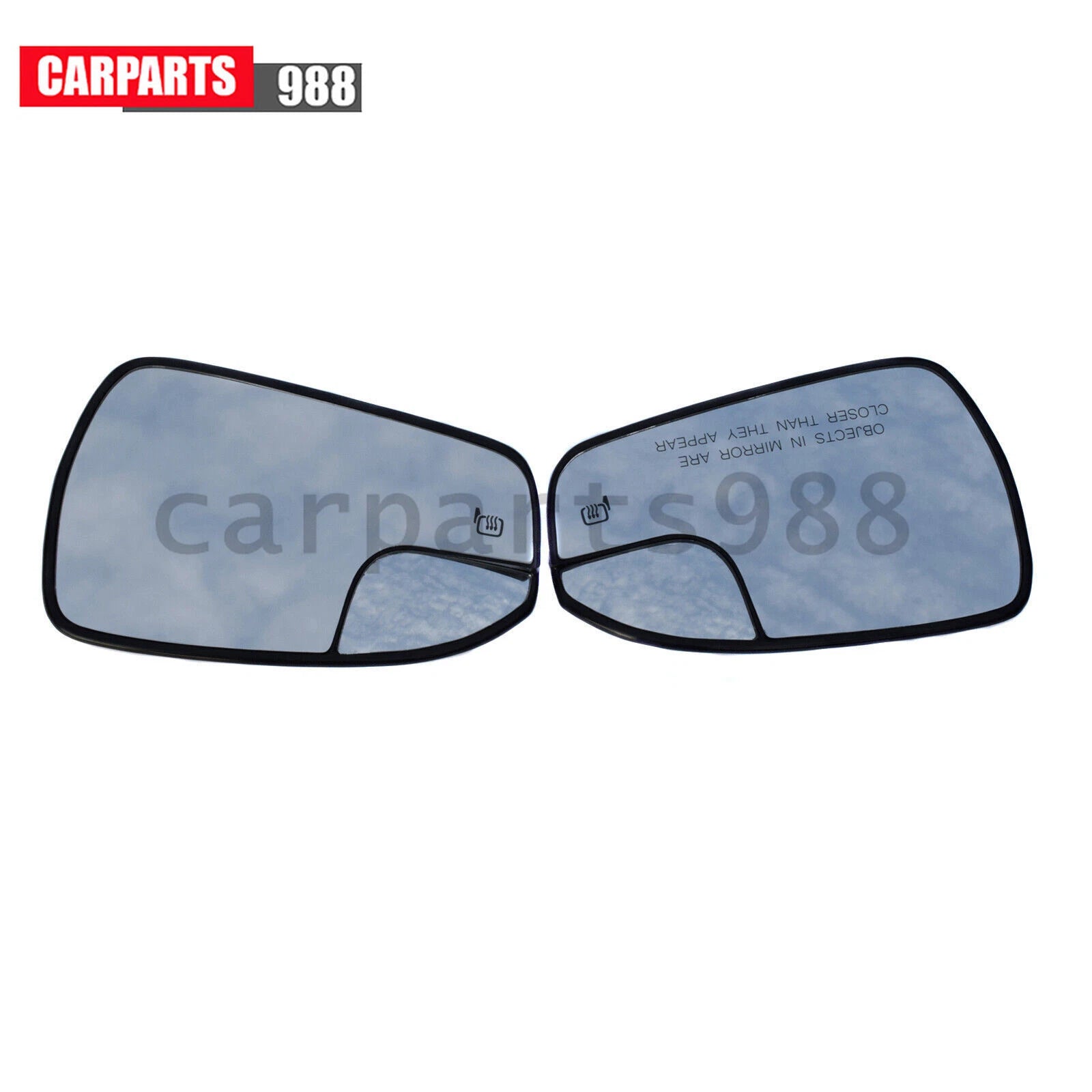 Left & Right Rear View Mirror Glass Heated For Ford Fusion 2013-2020 DS7Z17K707F 6B93BC-57