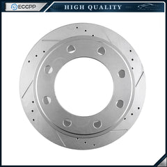 Rear Brake Calipers Brake Rotors Pads Set 8Pcs For 2008 Ford F-350 Super Duty 6B93BC-57