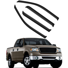 For 2004-2008 Ford F150 Crew Cab Window Visor Vent Guards Shades Deflectors 6B93BC-57
