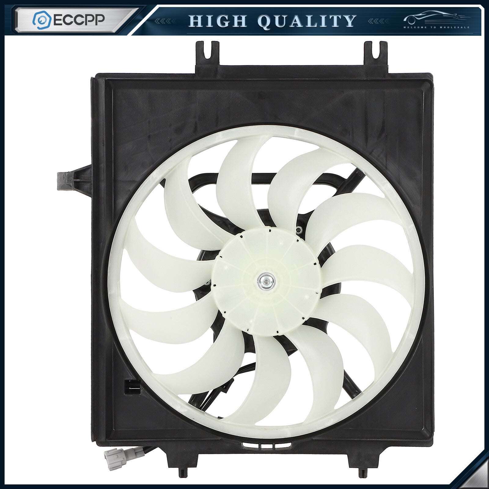 Electric A/C Condenser Fan Assembly For 2019 2020 2021 2022-2024 Subaru Forester KOEEP