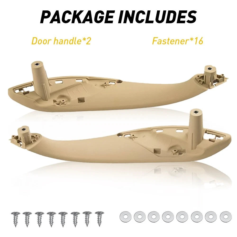 For BMW 3 Series F30 F31 M3 F35 F80 Inner Trim Door Pull Handle Set of 2PCS EOA 6B93BC-57
