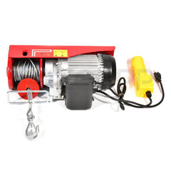 1500lb 700kg Electric Hoist Winch Lifting Engine Crane Automotive Steel Garage