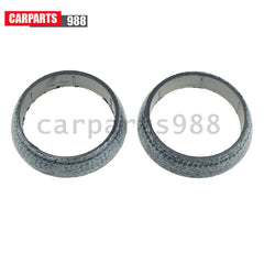 Set of 2 2.5'' Donut Style Graphite Gasket For Muffler Exhaust Pipe To Manifold 6B93BC-57