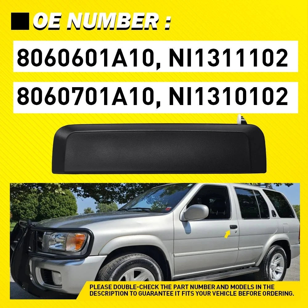 2x Exterior Door Handle Left Right For 1986-1997 Nissan Pickup D21 Pathfinder EA 6B93BC-57