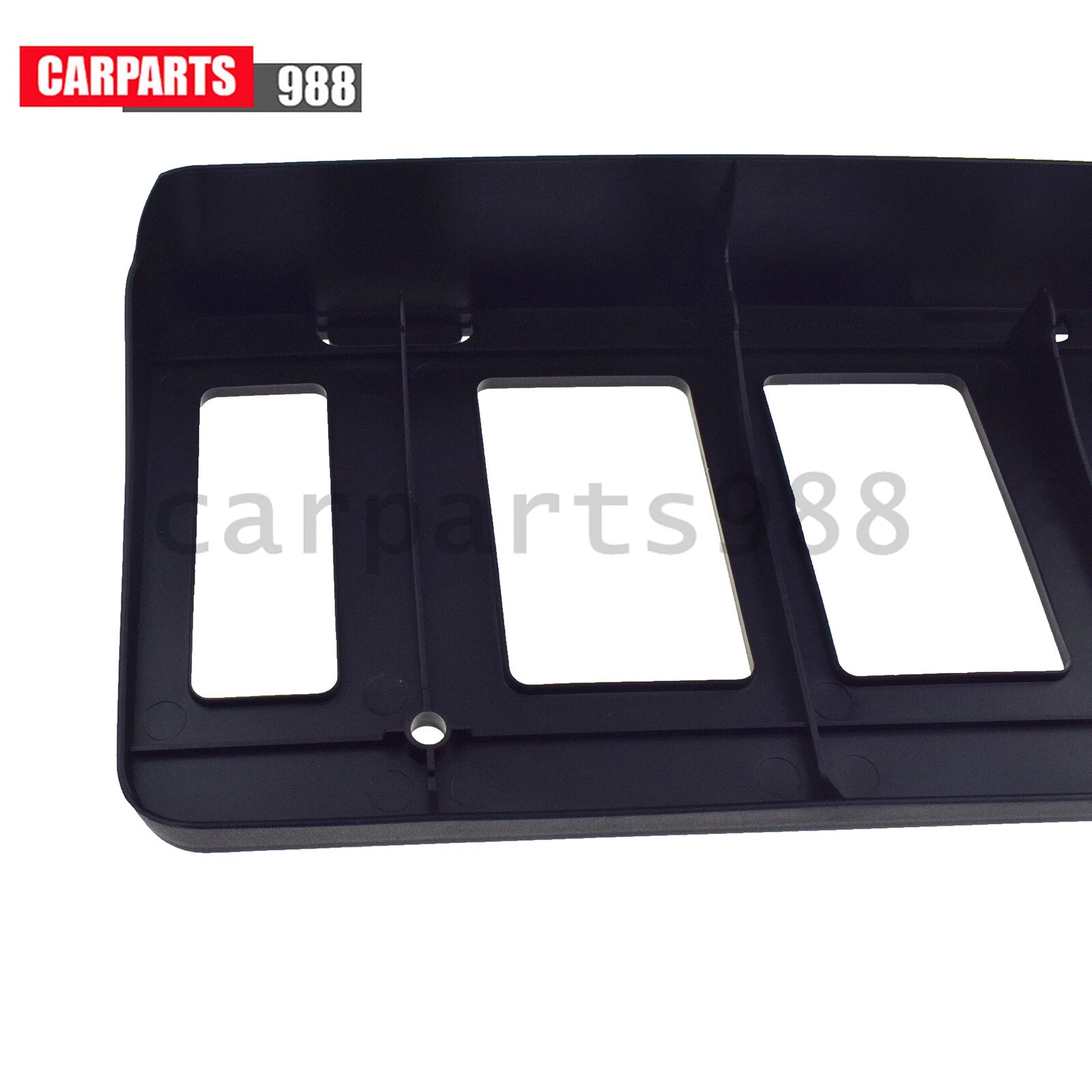 Front License Plate Bracket Black For 2014-21 Toyota Tundra 751010C011 TO1068124 6B93BC-57