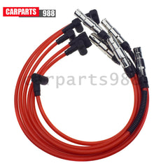Ignition Cable Kit 7mm For VW Golf Jetta Passat 2.8L 021998031 021998031A 6B93BC-57