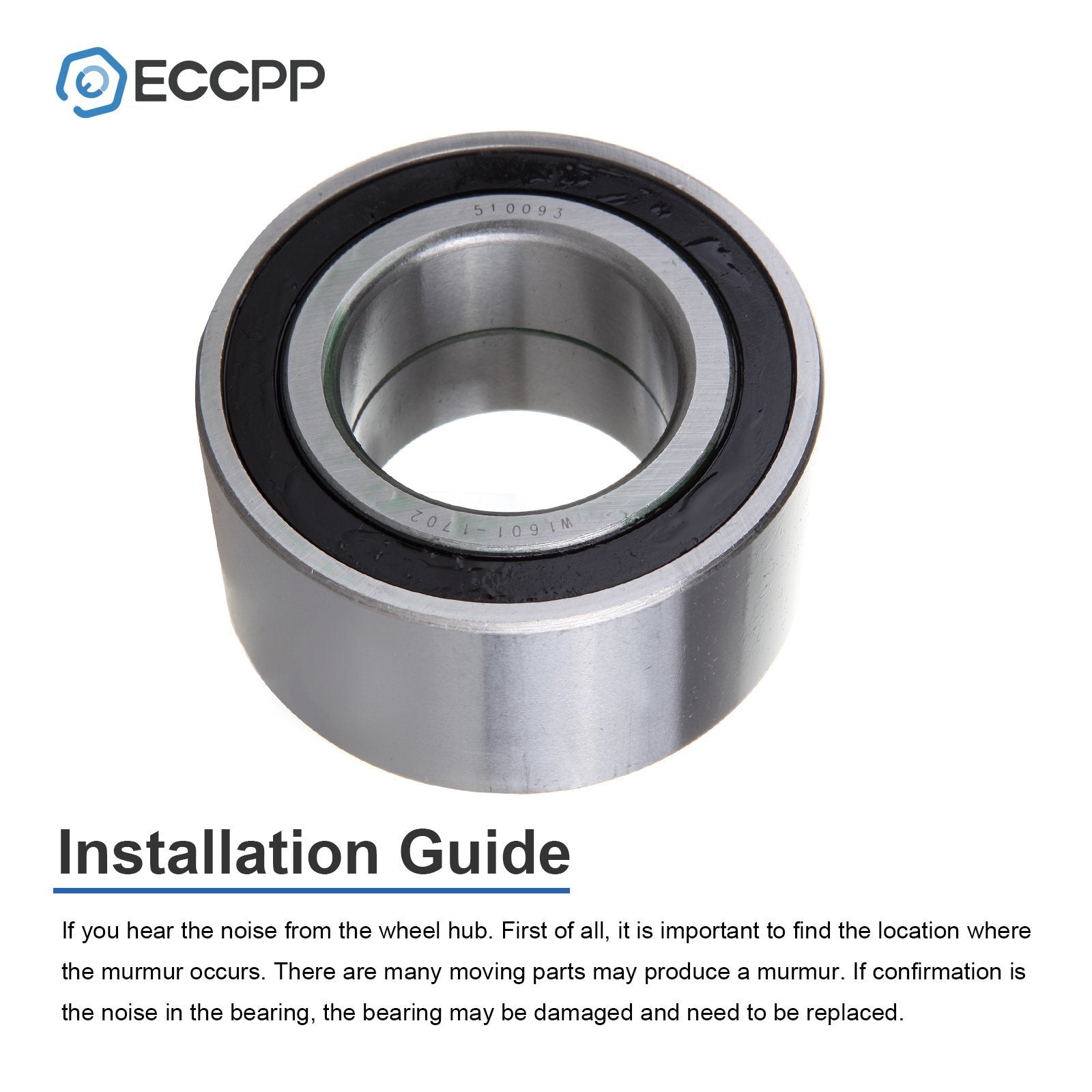 2 Pcs Wheel Bearings Front For Hyundai Elantra Veloster Kia Forte Soul 2007-2016 6B93BC-57