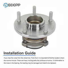 1Pc Wheel Hub Bearing Rear For 2004-2013 Mazda 3 2006-2010 2012-2017 Mazda 5 6B93BC-57