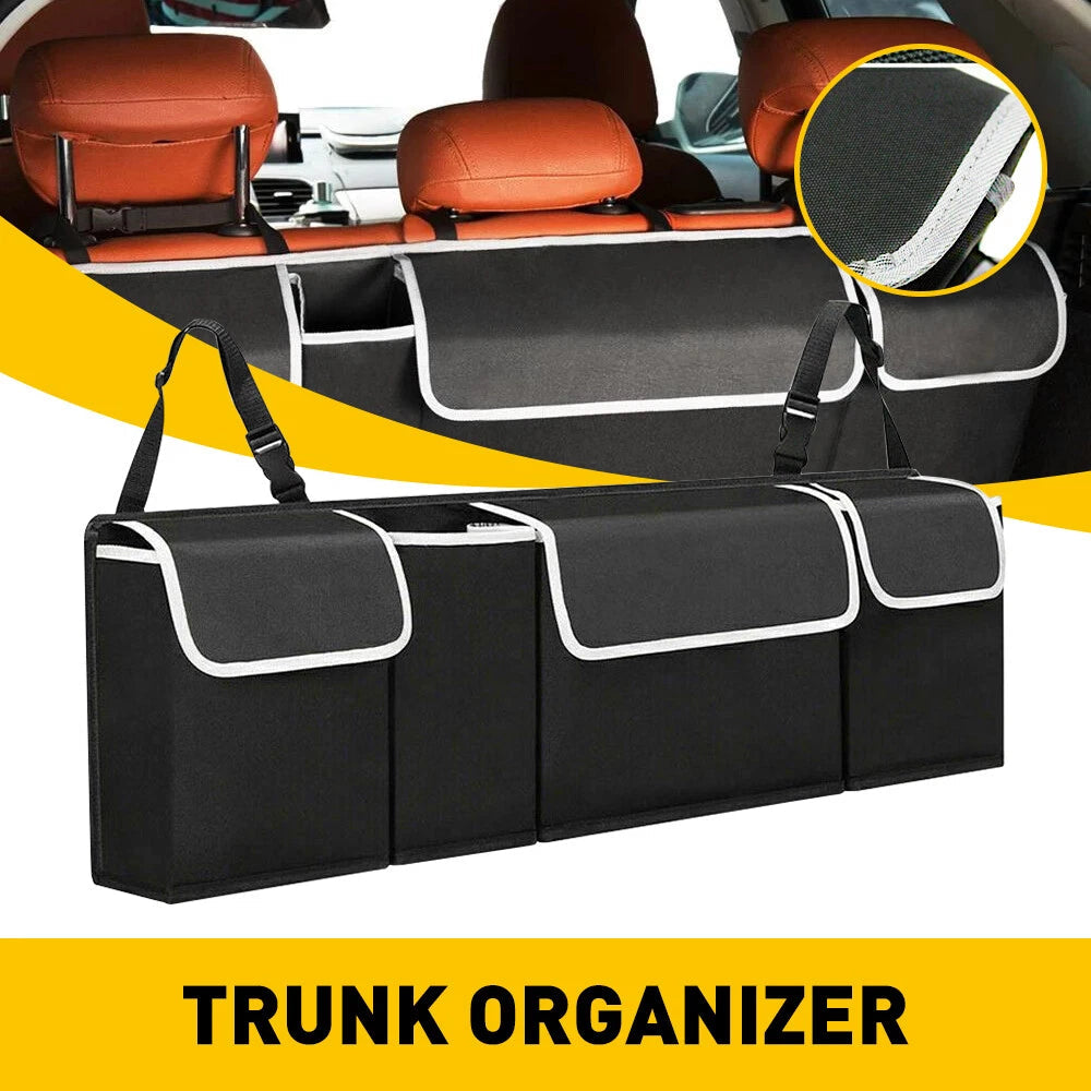 Car Trunk Organizer Oxford Interior Accessories Back Seat Storage Bag 4 Pocket A 6B93BC-57