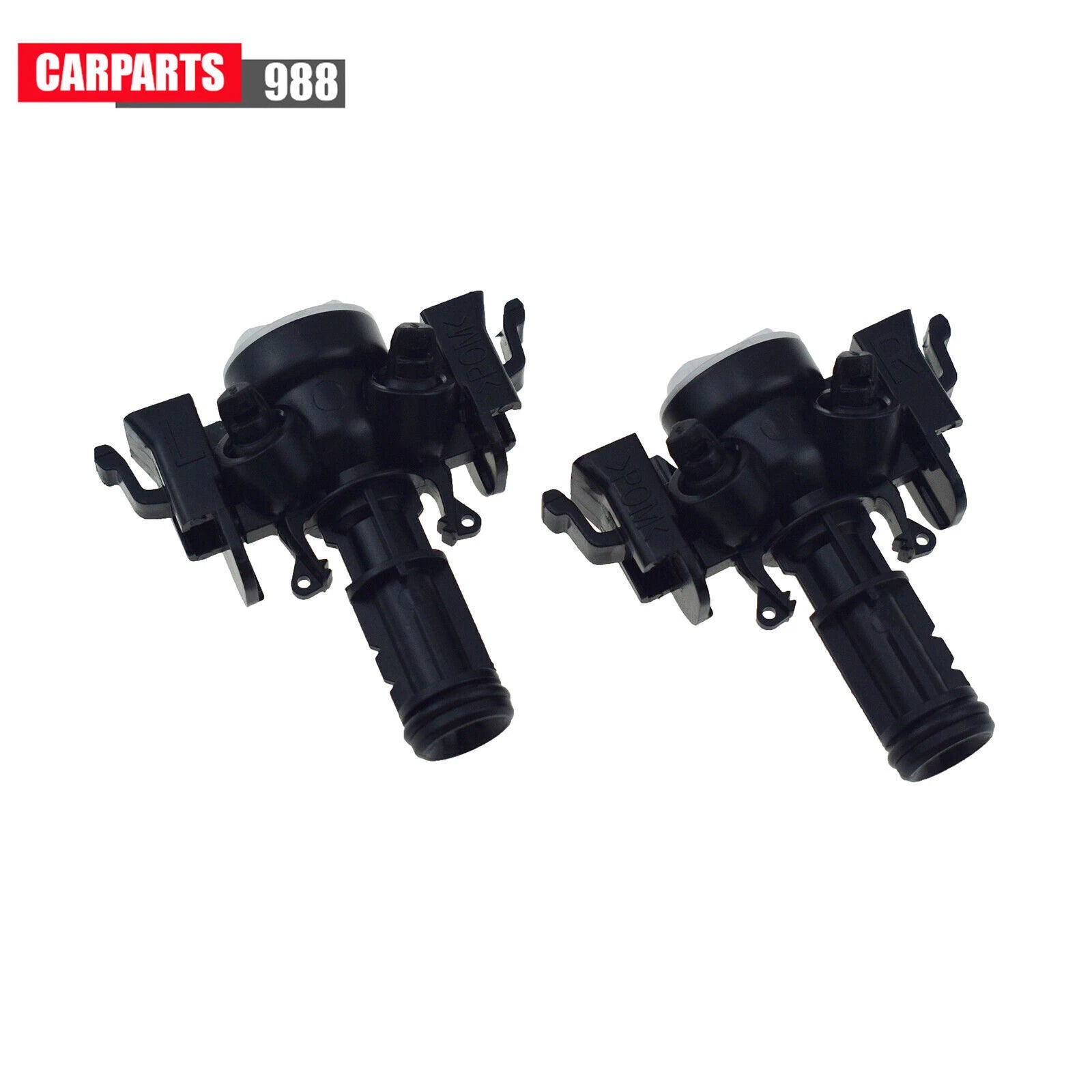 Pair Left Right Headlamp Cleaning Washer Nozzle For Hyundai Tucson 2015-2018 6B93BC-57