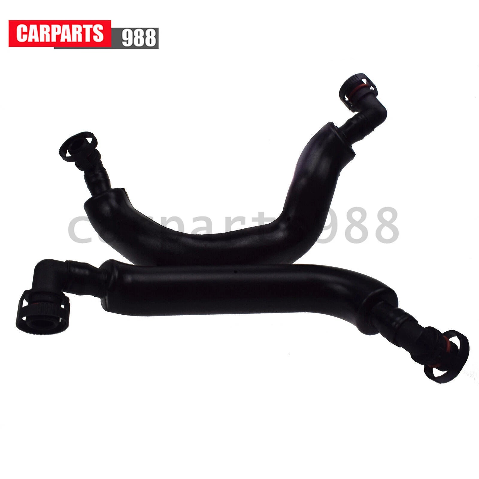 2Pcs Crankcase Breather Hoses for BMW 545i 645Ci 745Li 11617547185 11617547186 6B93BC-57