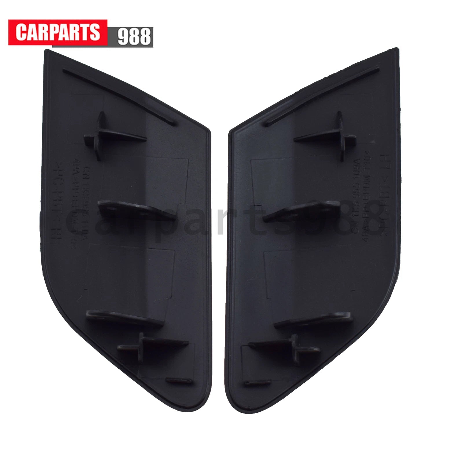 2Pcs Left Right Headlight Washer Cover For VW Rabbit 2006-2009 Jetta 2005-2010 6B93BC-57