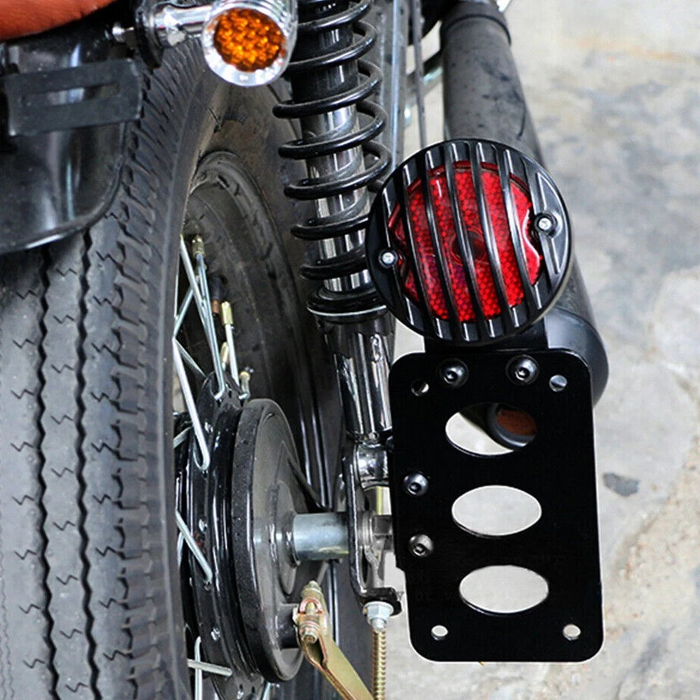 Motorcycle Mount Side & Brake Tail License Plate Bracket Light For Honda Bobber 6B93BC-57