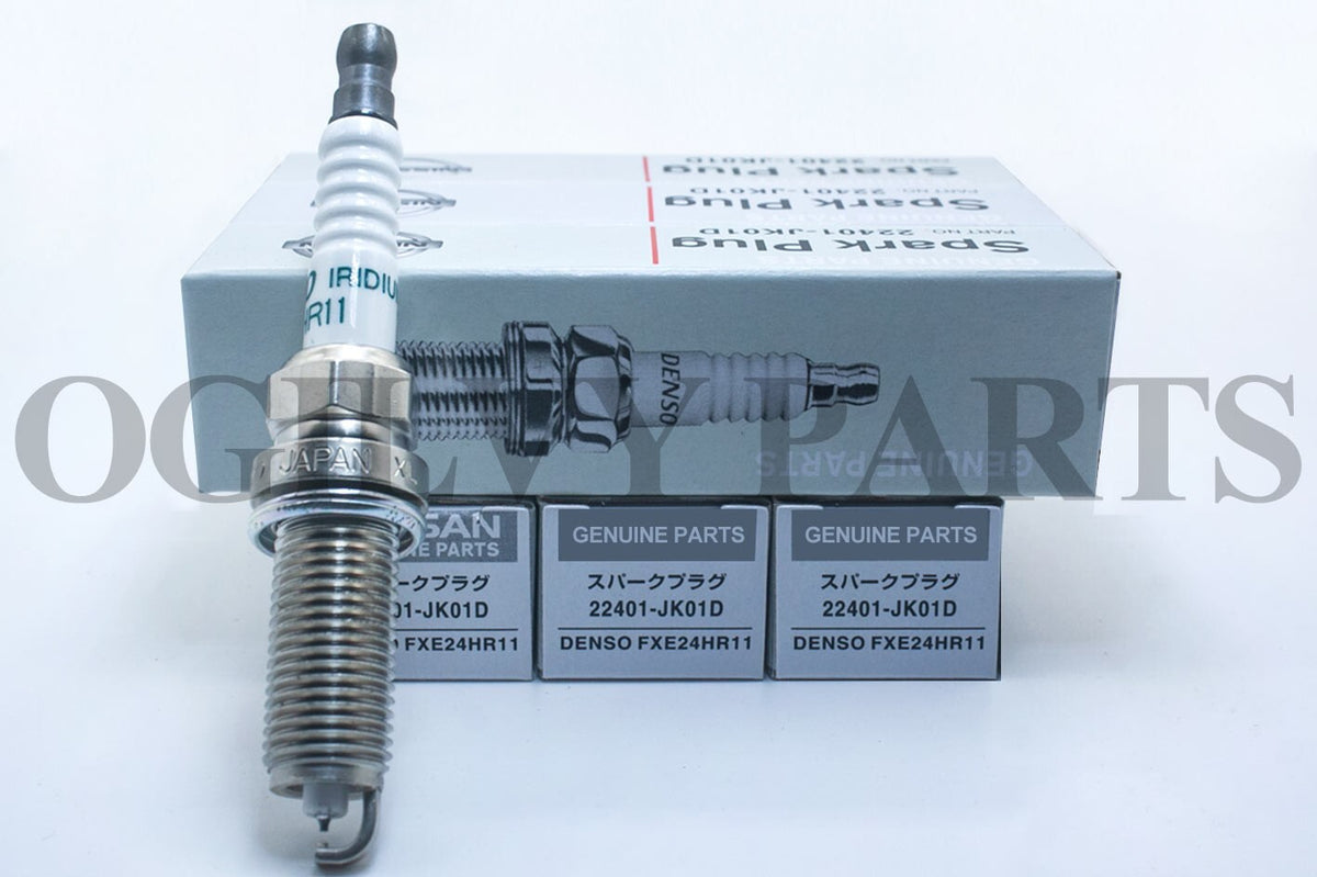 6PC  FXE24HR11 3457 22401-JK01D Spark Plugs For Denso Nissan INFINITI Q50 Q60
