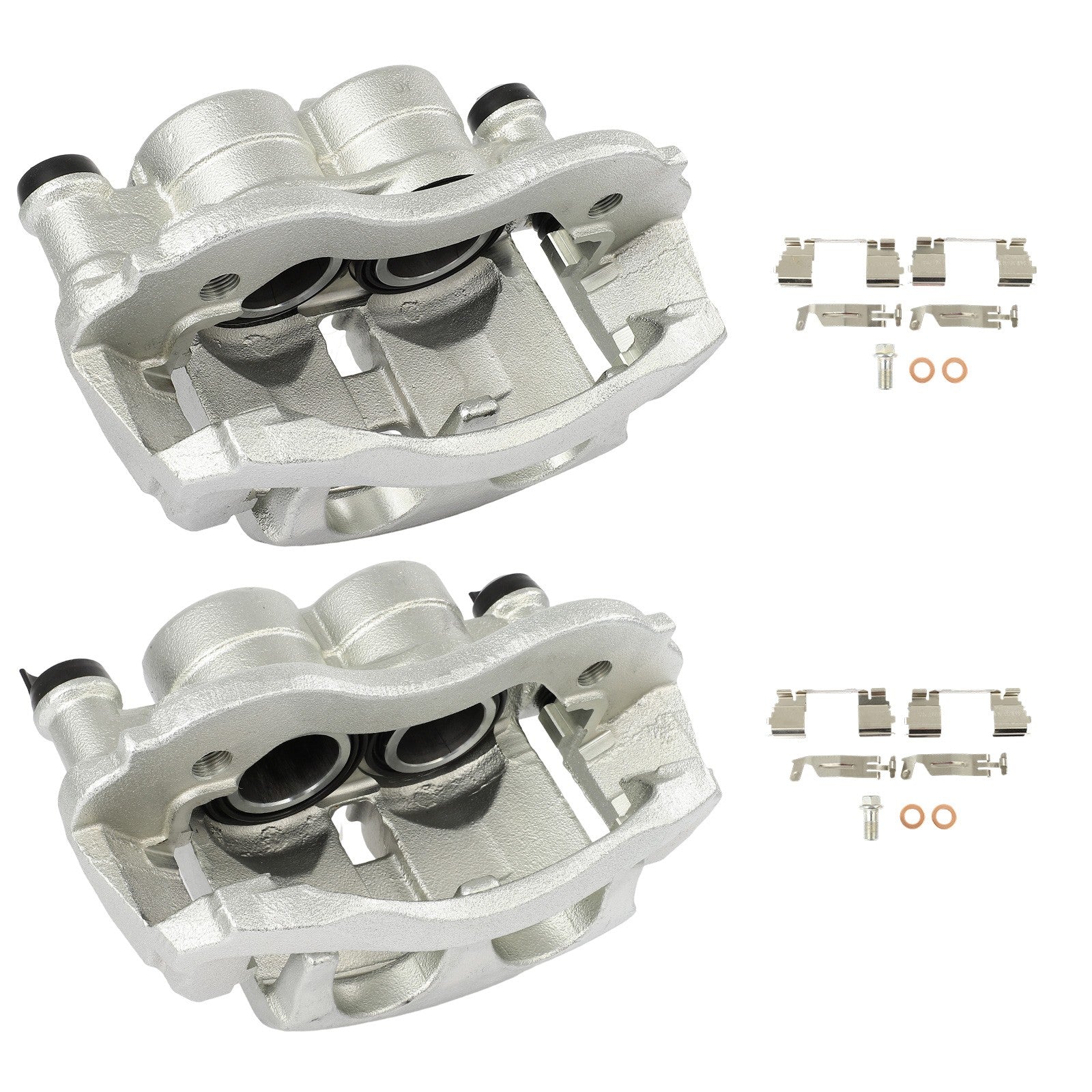 Front Brake Calipers 2Pcs For 2014-2019 Ram Promaster 1500 18B5524 18B5525 6B93BC-57