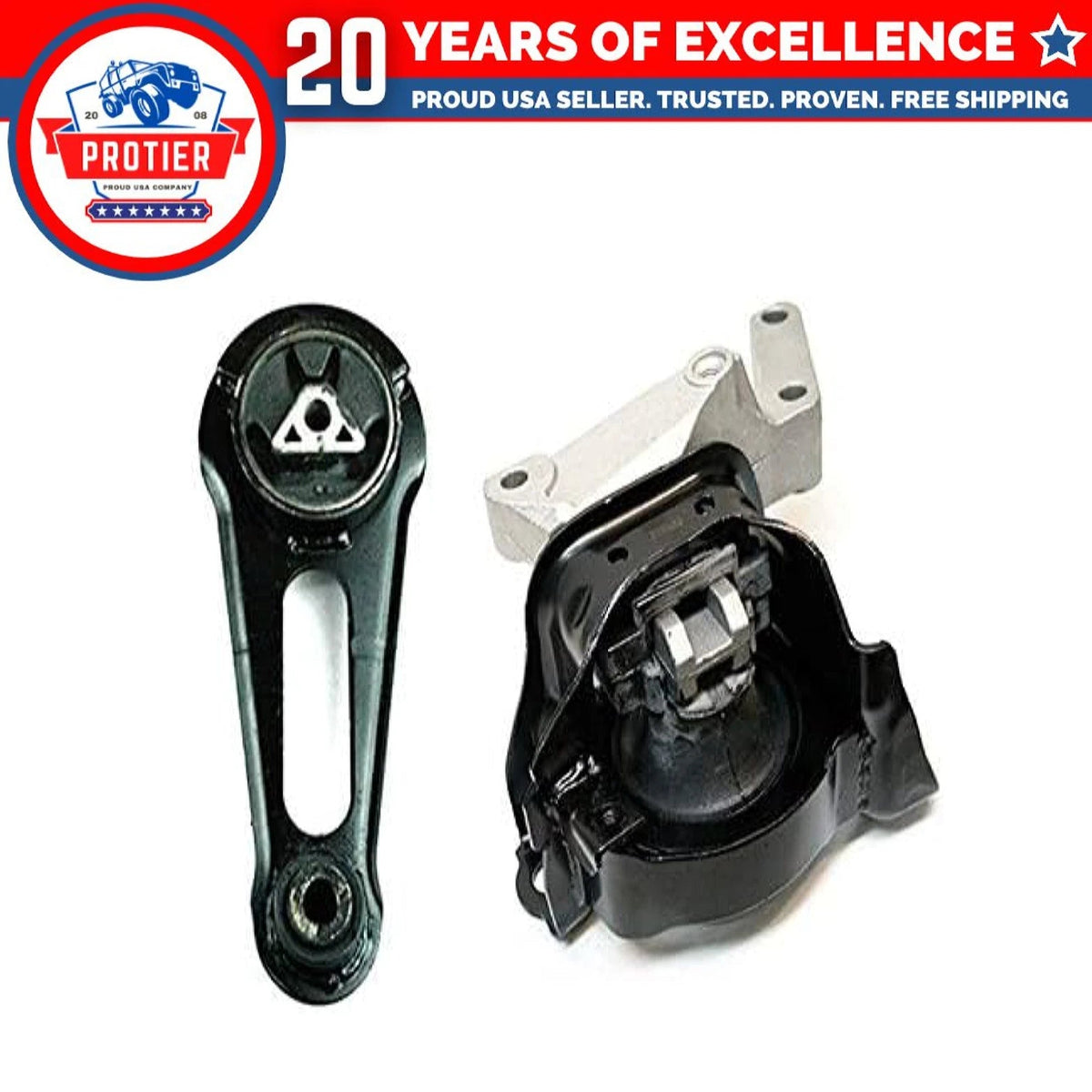 Fits 2012-2017 Nissan Versa/Versa Note 1.6L, Motor & Torque Mount Set 2pcs : 6B93BC-57