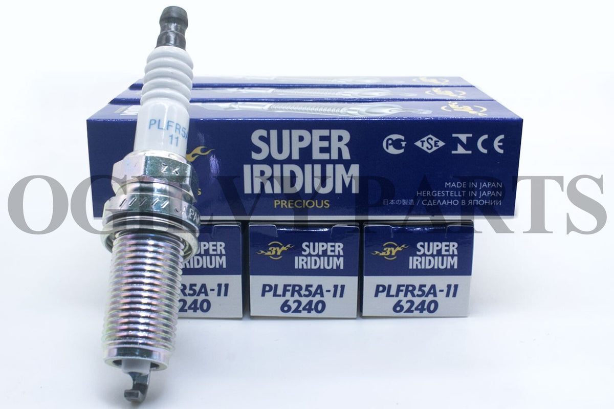 Set of 6  6240 Iridium Spark Plug, PLFR5A11 For NGK VQ35 VQ40 3.5L 4.0L