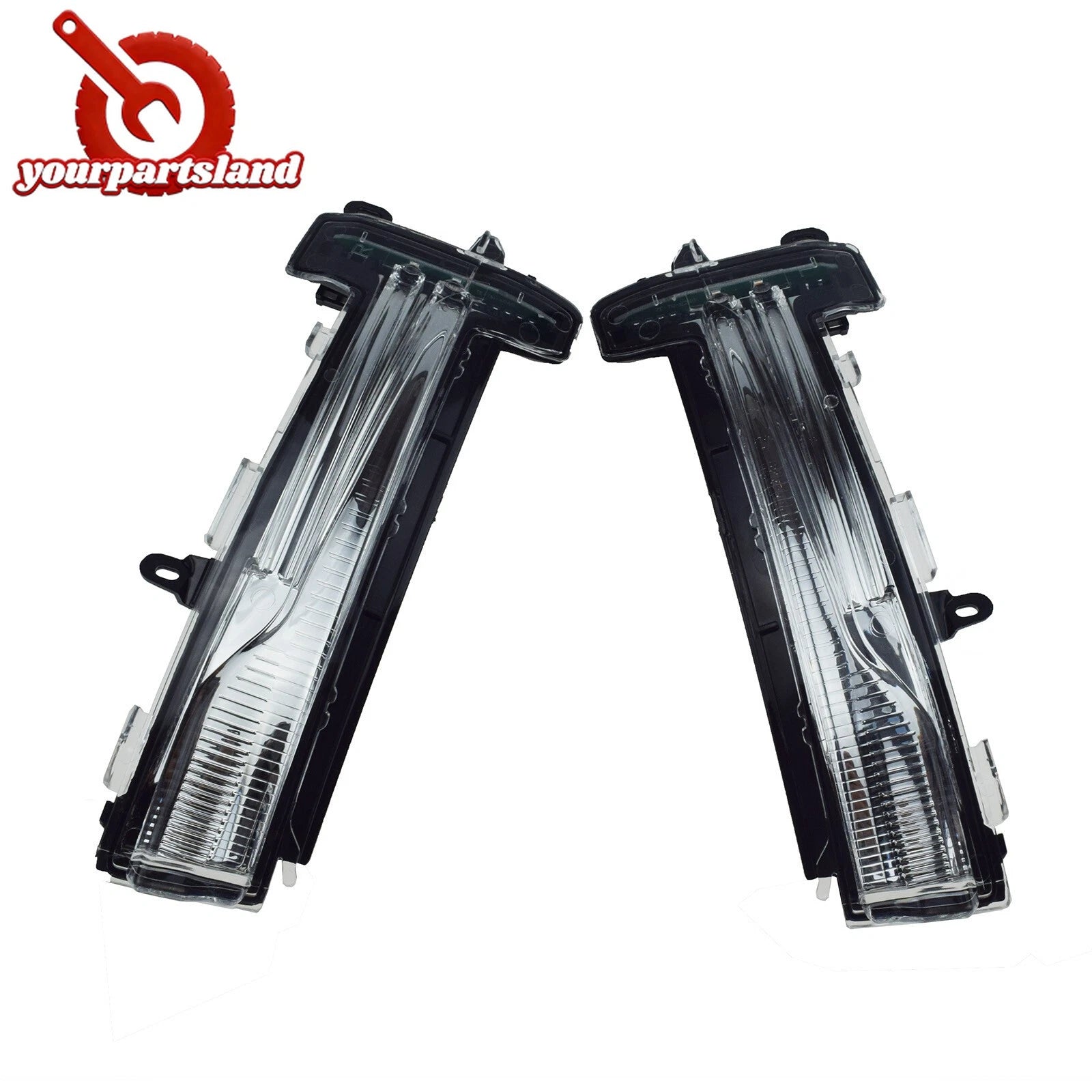 2PCS Front LH RH Mirror Turn Signal Lamp Light For VOLVO XC60 2014-2017 31371878 6B93BC-57