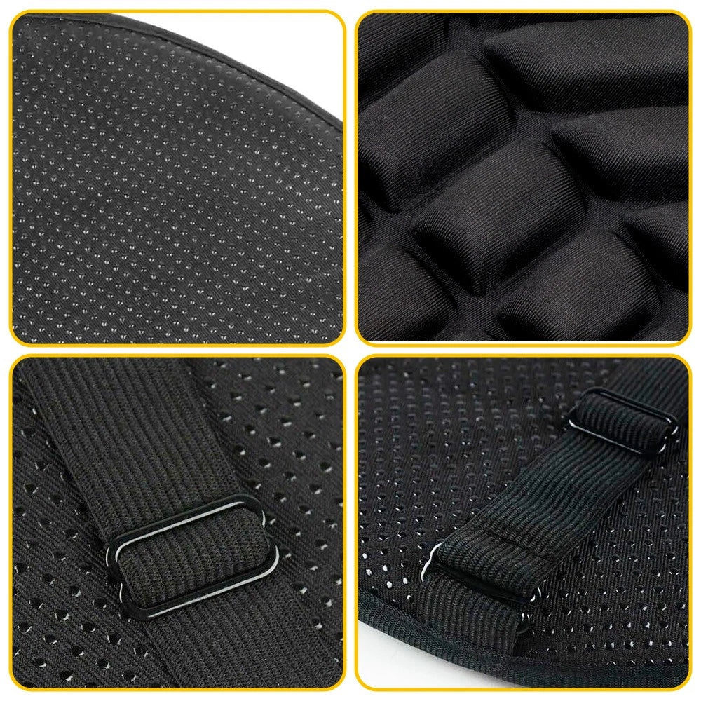 Universal Motorcycle Seat Cover Comfort Gel Seat Cushion Pressure Relief Air Pad 6B93BC-57
