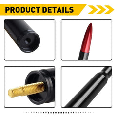 50 Cal Aluminum Bullet Short Antenna Kit Red Fits For Dodge Ram 1500 2500 3500 A 6B93BC-57