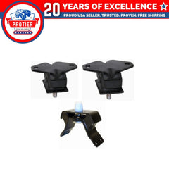 Motor & Trans Mount 3PCS Set Compatible for 05-10 Toyota Tacoma 2.7L 4WD/ 11-15 6B93BC-57
