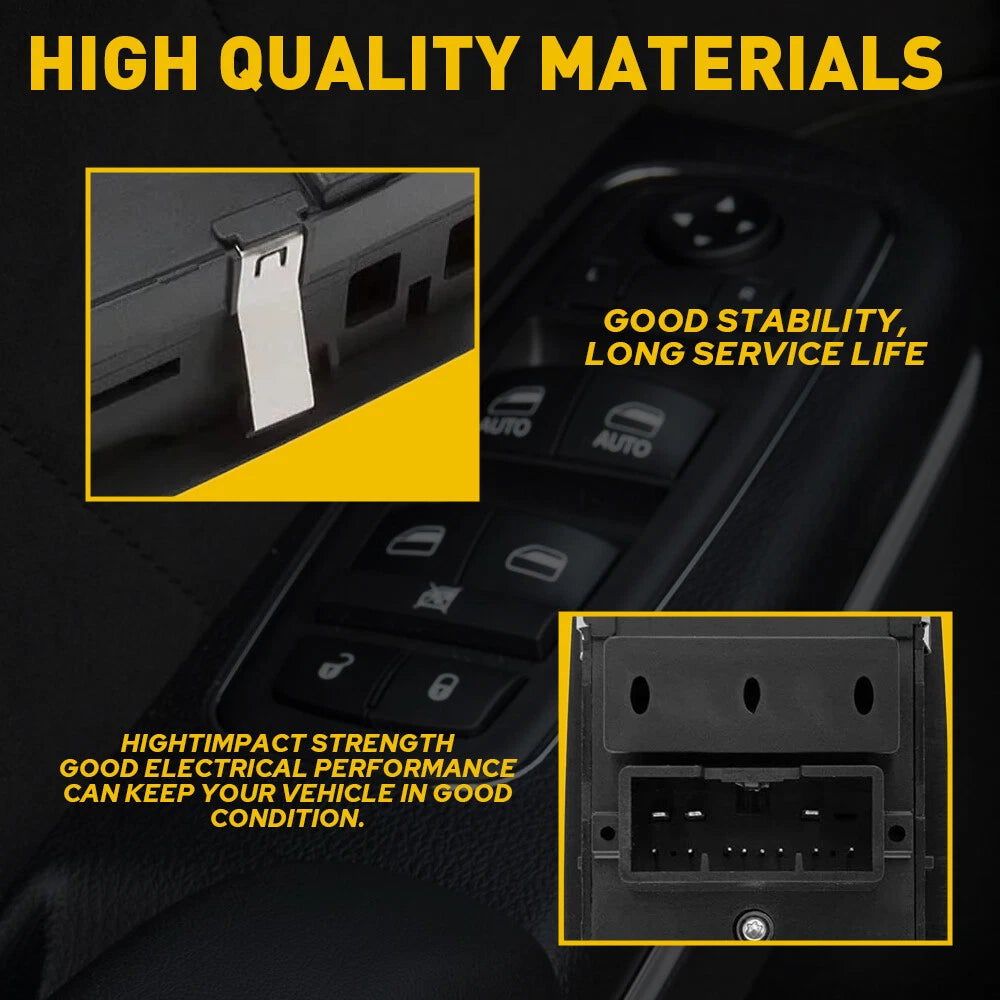 Driver Side Power Window Control Mirror Switch For Chrysler 300 Pacifica Charger 6B93BC-57