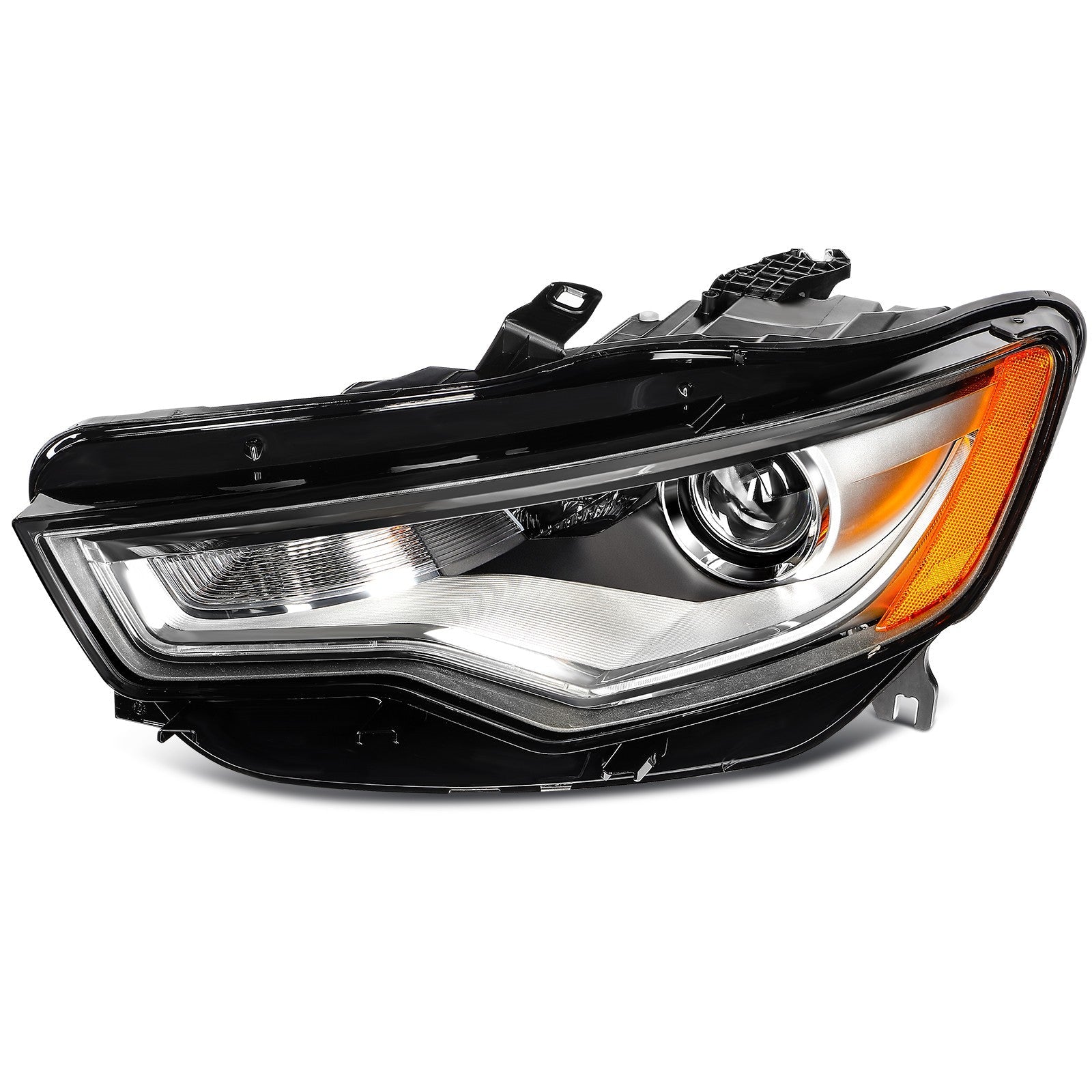 For 2012-2015 Audi A6 S6 Quattro HID/Xenon w/Projector L+R Headlights Assembly 6B93BC-57