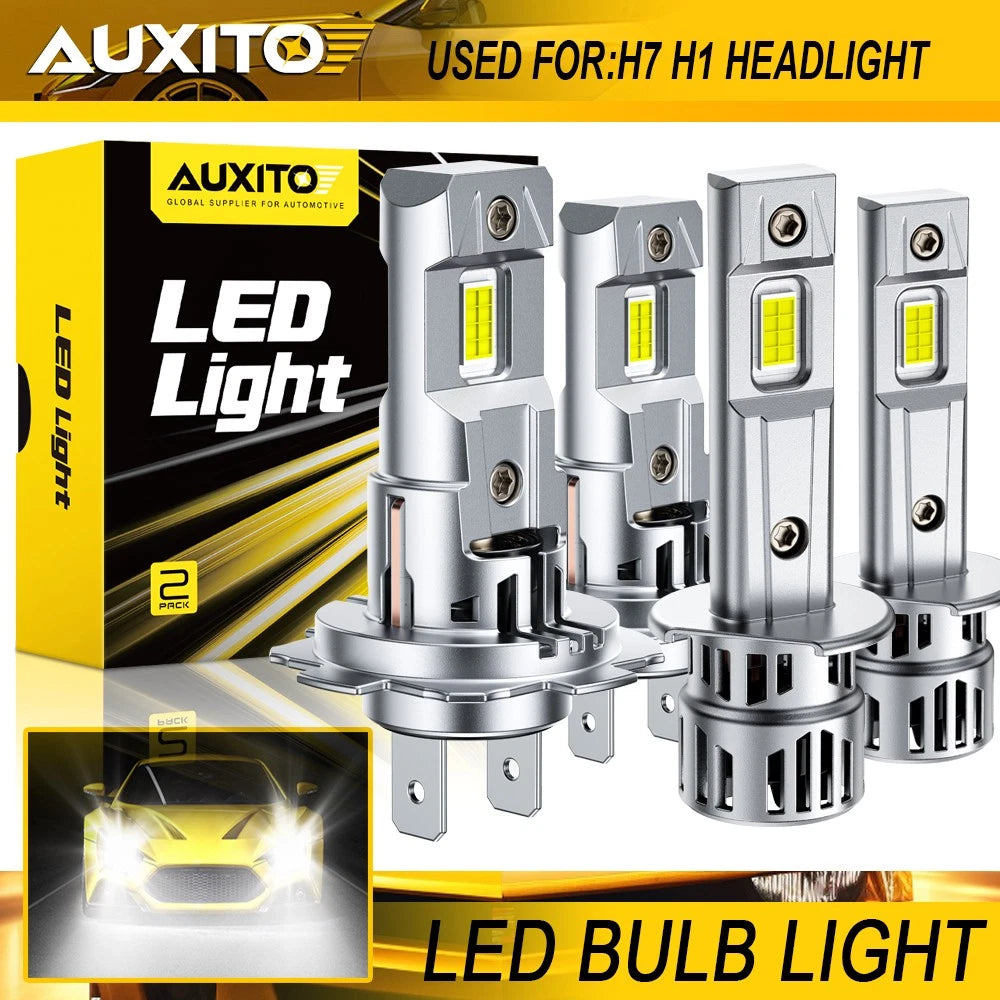 H1 & H7 Combo LED Headlight High Low Beam Bulbs Kit Super Bright White 6500K M6S 6B93BC-57