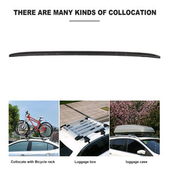 2pcs Light Black Roof Side Rack For 2017-2019 Mazda CX-5 Roof Rack Aluminum