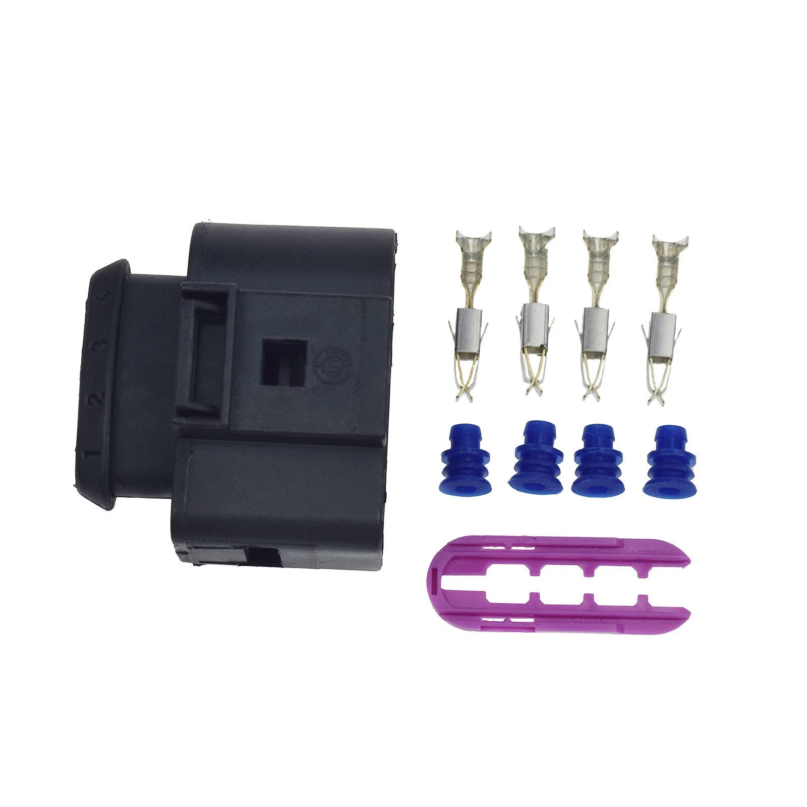 4X Ignition Coil Connector Repair Kit For Audi A4 A6 A8 Passat Jetta 1J0973724 6B93BC-57