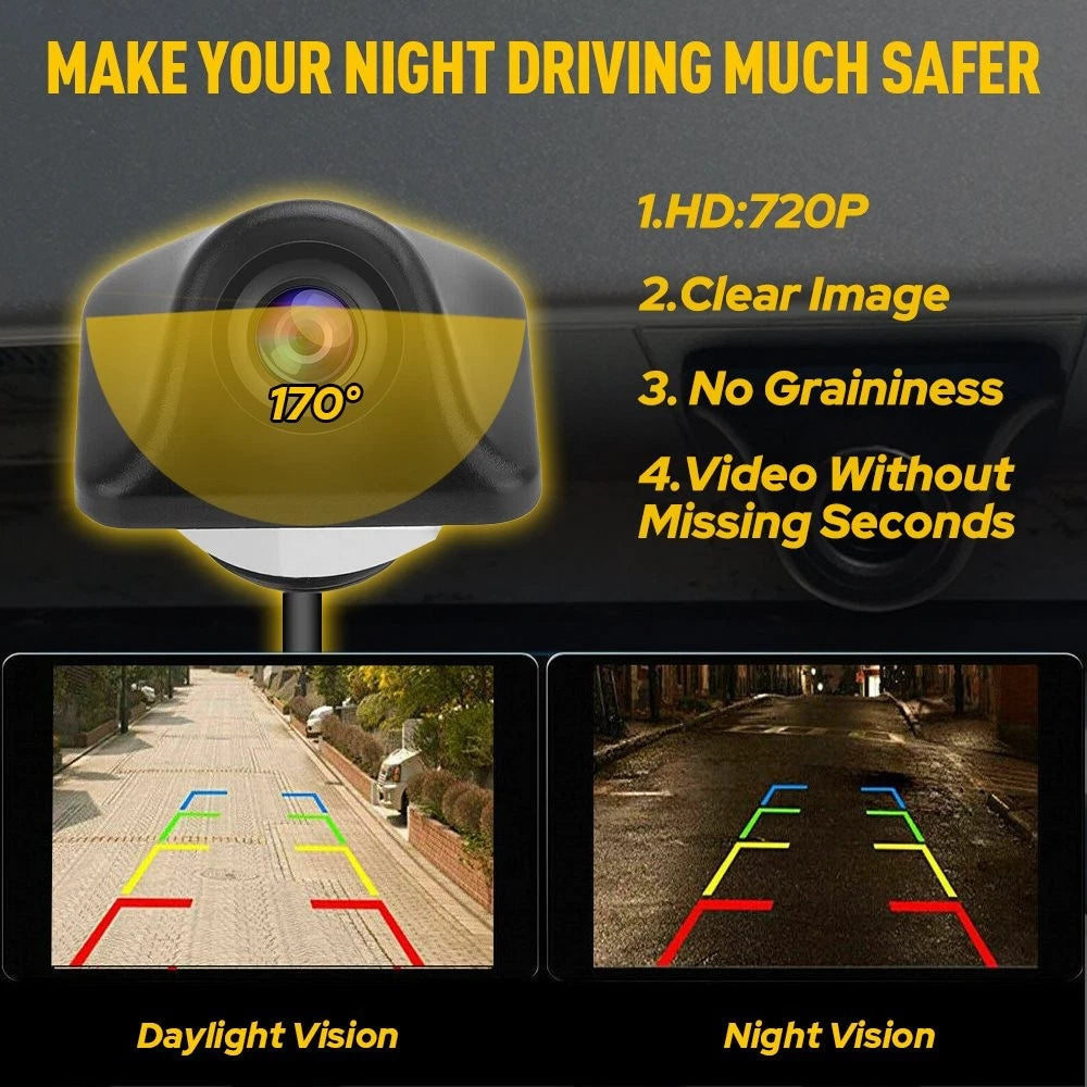 2Set Car Rear View Reverse Camera Parking Backup HD Cam Night For Vision Waterpr 6B93BC-57