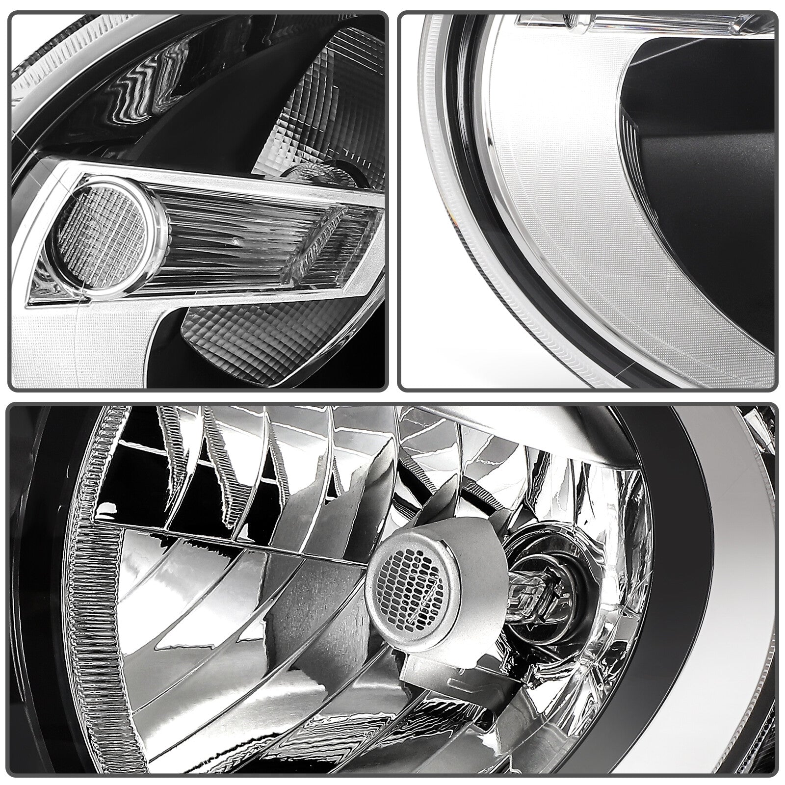 Headlights Assembly Left+Right For 2019-2012 VW Beetle Halogen Type Headlamp 6B93BC-57