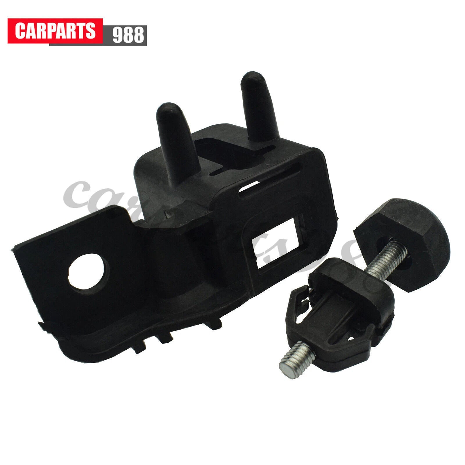 Left Side Hood Bumper Stopper & Bracket For 2013-2016 Ford Fusion Lincoln MKZ 6B93BC-57