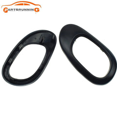2PCS Left & Right Interior Door Handle Trim Cover For Peugeot 206 207 Citroen C2 6B93BC-57