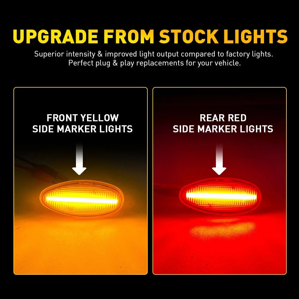 For 2001-2014 Chevy Silverado 2500HD 3500HD Fender Marker Dually Bed LED Light A 6B93BC-57