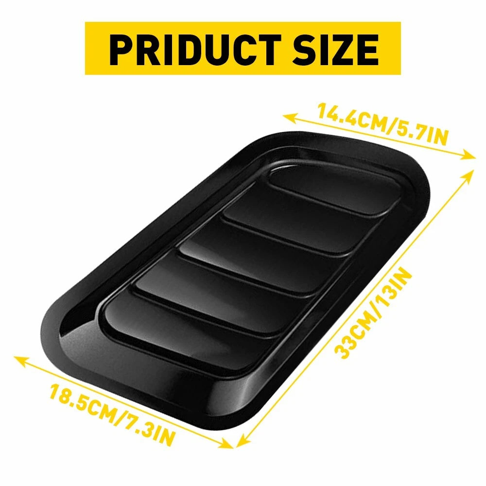 2X Air Hood Flow Intake Bonnet Scoop Cover Vent Universal Car Decorative EOA 6B93BC-57