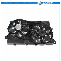 Radiator Condenser Cooling Fan Assembly For 2011 2012 2013 2014 Ford Edge 3.7L 6B93BC-57